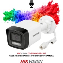 Hikvision DS-2CD1021G2-LIUF 2mp Hybrid Light Gece Renkli Poe Bullet Ip Kamera