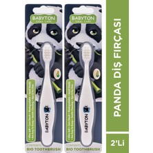 Babyton Ekolojik Diş Fırçası Panda 2'li Set