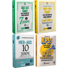 Pegem Akademi Yayıncılık 2026 Meb Ags Lise Matematik Öğretmenliği Çözümlü 7 Deneme ve Çözümlü Çıkmış Sorular-Ags 10 Deneme