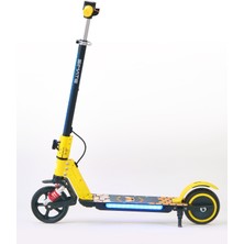 SIMATE Elektrikli Çocuk Scooter 130W | 3 Kademe Hız | Ayarlanabilir Gidon | Uzun Menzil |koruma Seti Hediye