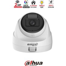 Dahua 2mp 1080P Dome Güvenlik Kamerası HAC‑T1A21P‑U‑IL Renkli Görüntü Gece