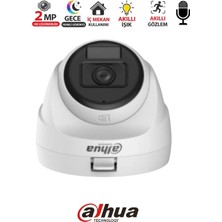 Dahua 1080P Dome Kamera Hac T1A21P U Il A 0280B Gece Renkli Dahili Mikrofonlu Güvenlik Kamerası
