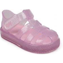 Igor Kız Çocuk 10265 K Star Glitter Pembe Sandalet PVC Malzemeden Üretilmiş Şık Tasarım