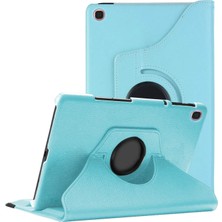 Mediapad T3 7'' Için Kılıf 360 Rotating Stand Deri Mavi [mediapad T3 7'' ile Uyumlu Kılıf - Mavi]