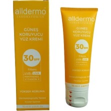 Alldermo SPF 30 Yüz Kremi 75 ml Tüp