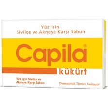 Capila Kükürt Sabun 90 gr Yağlı Yüz için Sabun