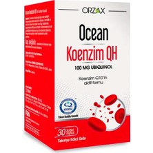 Orzax Ocean Koenzim QH 100 mg Ubikinol 30 Softjel Kapsül