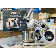 Schafer Neocast Plus Kıyma Aparatlı Dijital Döküm Stand Mikser 6l-Gümüş