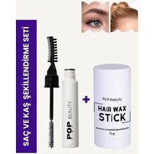 POP Beauty Kaş Sabitleyici ve Şekillendirici Stick Wax 75 gr Turuncu Renkli Etkili Formül