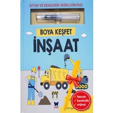 Net Çocuk Yayınları Alfa Kalem+Boya Keşfet-Inşaat (Ömer Canbir) Yeni Kitap Net Çocuk