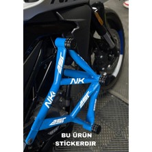 Kaplama Merkezi 250 Logo ve Nk Logo Sticker 5 Er Adet Beyaz. Sticker