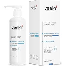 Uravas Store Hasar Görmüş Saçlar Için Tuzsuz Keratin Kolajen Bakım Şampuanı - Keratin &amp; Collagen Shampoo