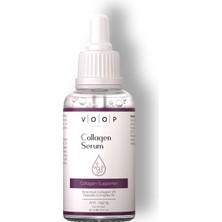 Voop Collagen Serum | Yaşlanma Karşıtı %2 Botanik Collagen %1 Peptit - 30 ml