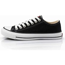 Look Life LL-1001 Unisex Denim Günlük Sneaker Ayakkabı Siyah