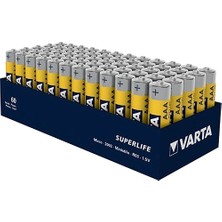 Çerçici Varta Aaa Çinko Karbon Super Lıfe (60LI Paket)
