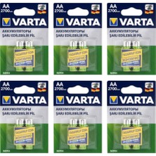 Varta 5706 Aa 2700 Mah Şarjlı Kalem Pil 12 Adet