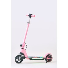 SIMATE Elektrikli Çocuk Scooter 130W | 3 Kademe Hız | Ayarlanabilir Gidon | Uzun Menzil |koruma Seti Hediye