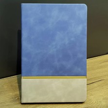 Skygo Desenli Gri Deri Defter