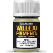 Vallejo Pıgments 35 ml 73.122 Faded Olıve Green