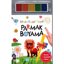 Net Çocuk Yayınları Alfa Kalem+Parmak Boyama-Resim Kadar Güzel (Kolektif) Yeni Kitap Net Çocuk