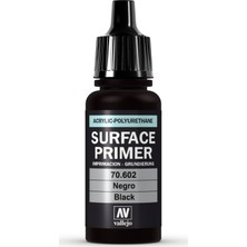 Vallejo Surface Prımer 17 ml 70.602 Black