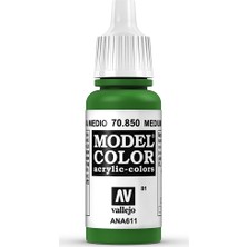 Vallejo Modelcolor 17Ml 081-850 Medıum Olıve