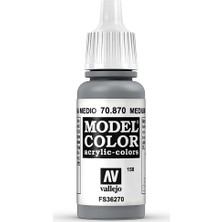 Vallejo Modelcolor 17Ml 158-870 Medıum Sea Grey