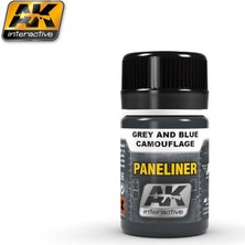 Ak Interactive 2072 35 Ml. Gri ve Mavi Kamuflaj, Paneliner Serisi Enamel Maket Boyası