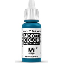 Vallejo Modelcolor 17Ml 057-963 Medıum Blue