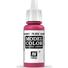 Vallejo Modelcolor 17Ml 041-802 Sunset Red