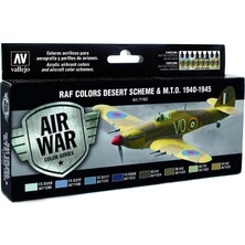Vallejo Model Air Set: Raf Colors Desert Scheme&M.