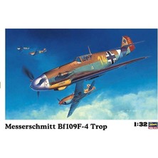 Hasegawa ST31 08881 1/32 Messerschmitt BF109F-4 Trop Savaş Uçağı Demonte Plastik Maketi