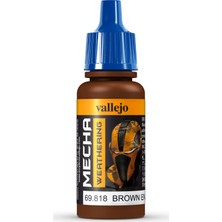 Vallejo Mecha Weatherıng 17 ml 69.818 Brown Eng.Soot (Matt)