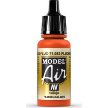 Vallejo Model Air 17 ml 71.082 Fluorescent Red