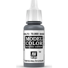 Vallejo Modelcolor 17Ml 162-869 Basalt Grey