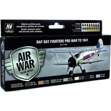 Vallejo Model Air Set: Day Fighters Pre-War To 194
