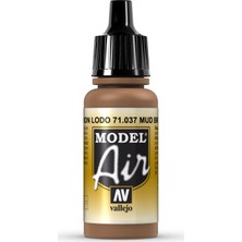 Vallejo Model Air 17 ml 71.037 Mud Brown