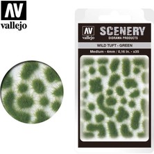 Vallejo SC406 Green, 4 Mm. Manzara Serisi Hazır Çim Dokusu