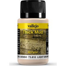 Vallejo Weathering Effects 40Ml Light Brown Thick Mud 73.810