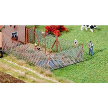 Faller 180414 1/87 Wire Mesh Fence With Wood Poles 340 M