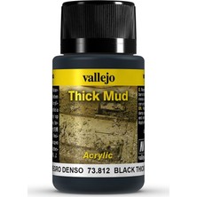 Vallejo Weathering Effects 40Ml Black Thick Mud 73.812
