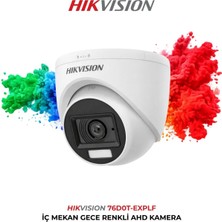 Hikvision DS-2CE76D0T-EXLPF 2mp Gece Renkli Kamera 2.8mm Dome