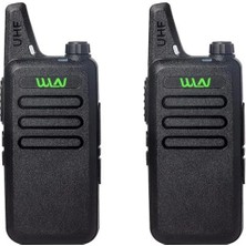 Wln PMR-446 Siyah 15 Km Menzil 16 Kanal Ikili El Telsizi