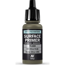 Vallejo Surface Prımer 17 ml 70.608 Usa Olıve Drab