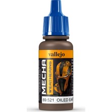 Vallejo Mecha Weatherıng 17 ml 69.521 Oıled Earth Wash
