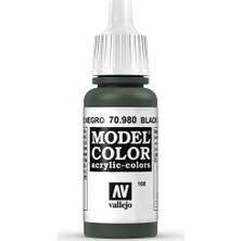 Vallejo Modelcolor 17Ml 100-980 Black Green