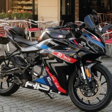 Kaplama Merkezi Cfmoto 250SR Bmw Hp4 Model Parcalı Motosıklet Kaplama Stıcker
