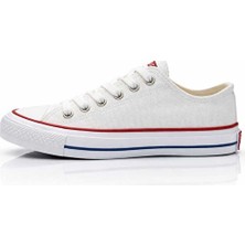 Look Life LL-1001 Unisex Denim Günlük Sneaker Ayakkabı Beyaz