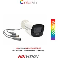 Hikvision Colorvu 2mp Gece Renkli Kamera DS-2CE10DF0T-PF 3.6mm Bullet