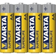 MegaSepet Varta  Aa Çinko Karbon Super Life  (4'lü Paket)